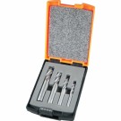 Alcock Carbide End Mill Set 4 Piece Metric