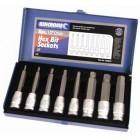 Kincrome Hex Bit Socket Set 8 Piece Metric 1/2 inch Square Drive