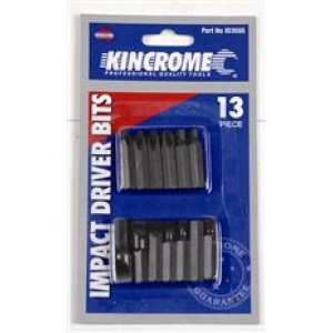 Kincrome Impact Driver Bits 13 Piece