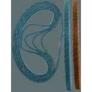 Shinano 10mm Scotch Brite Belts Blue (Fine) Pkt 5 [To Suit SI2700]