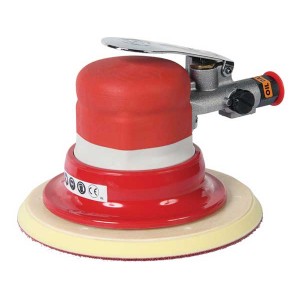 Shinano 6 Inch Dual Action Air Sander (Palm Grip)