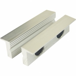 Toolmaster Soft Jaws - 100mm - Aluminium Plain Face